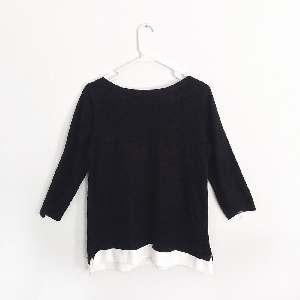 White House Black Market Embroidered Sweater - Picture 2 of 5